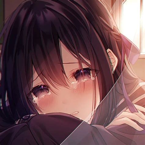 sad chibi girl