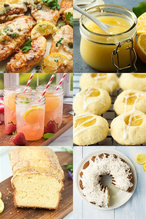 25+ Fresh and Bright Lemon Recipes To Love