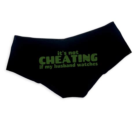 Its Not Cheating If My Husband Watches Panties Hotwife Cuckold - Etsy