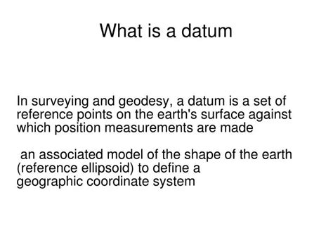 datum powerpoint    id