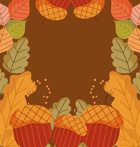 autumn border decoration 3746181 Vector Art at Vecteezy