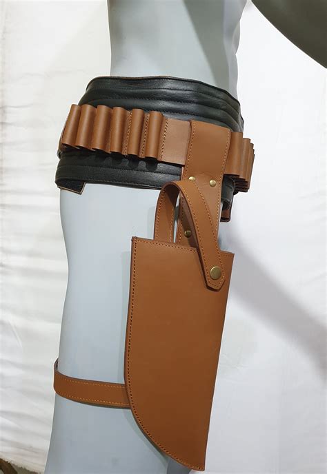 PAKLAND Book of Boba Fett Leather Belt Mandalorian Costume Cosplay Prop Belt Star War - Etsy