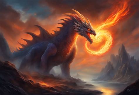 Fire-breathing Monster: Mythical Creatures - Mythical Encyclopedia