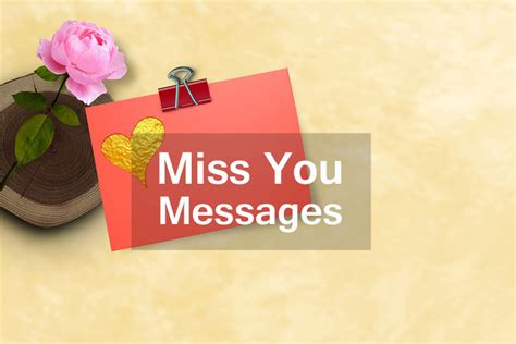 Miss You Messages and Quotes For Wife