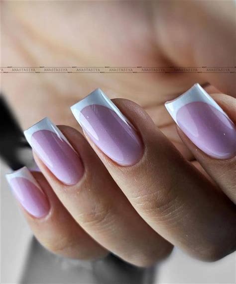 Pink nails | Acrylic short square nails design with pink nails color ...