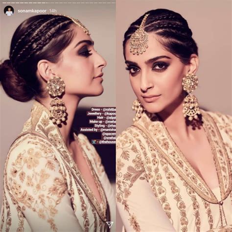 sonam kapoor hairstyles series part  rbollywoodfashion