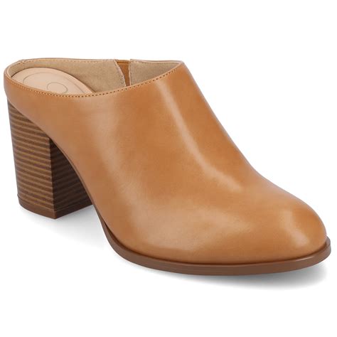 Journee Womens Kendra Open Heeled Pointed Toe Comfort Pumps - Walmart.com