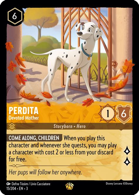 Perdita - Devoted Mother - Into the Inklands - Disney Lorcana