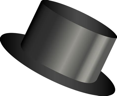 graphic top hat tophat royalty  vector graphic pixabay