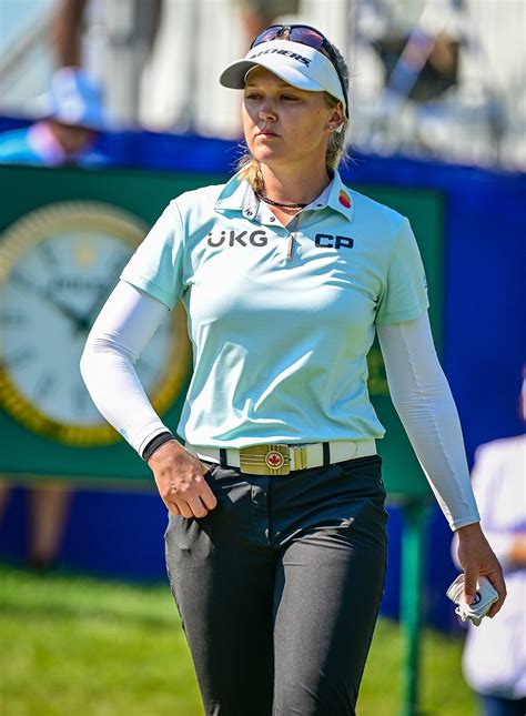 Brooke Henderson in contention at the 2024 Honda LPGA Thailand