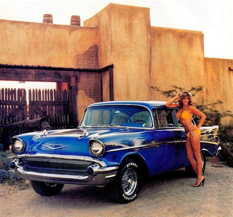 Vintage Classic Cars and Girls: 1957 Chevy Show Car