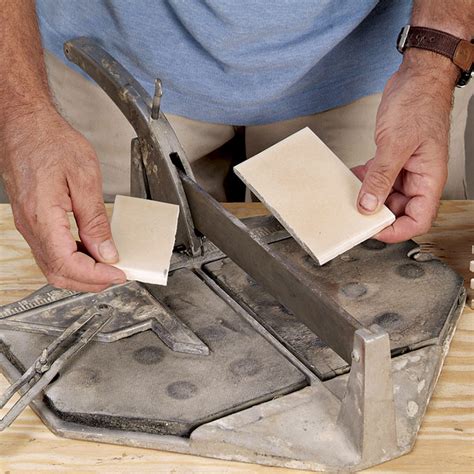 Cutting Tile on a Manual Tile Cutter - Fine Homebuilding