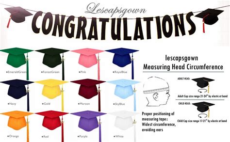 Doraemall Graduation Cap with Tassel 2016 and 2017-Unisex Adult Matte ...