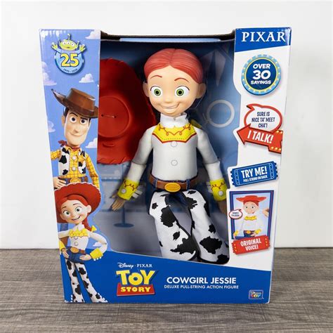 Toy Story 4 Disney Pixar Cowgirl Jessie Deluxe Pull-String Talking
