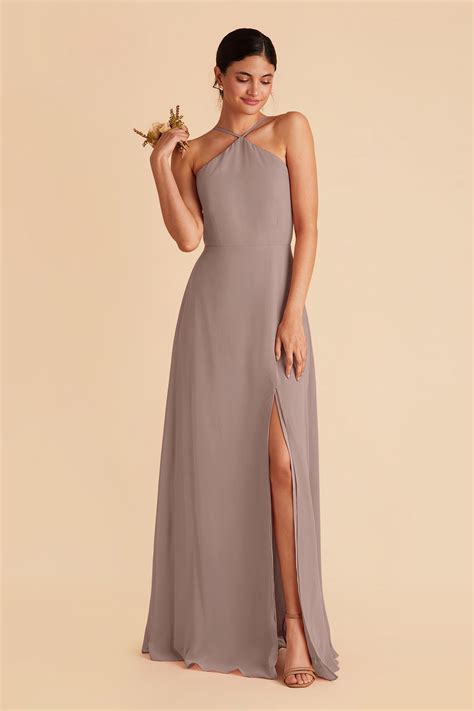 Toffee Juliet Halter Neck Bridesmaid Dress | Page | Birdy Grey