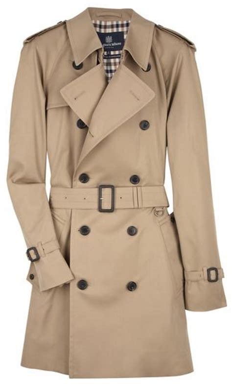 Aquascutum Mens Trench Coat - Tradingbasis