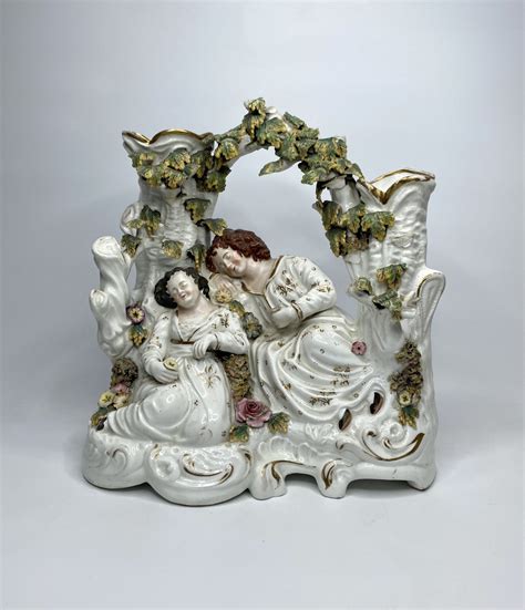 Rare and large Staffordshire figure ‘Babes in the Woods’, c. 1830