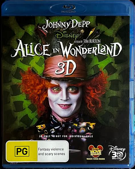 Alice In Wonderland 3D Blu-Ray - Blu-Ray Store