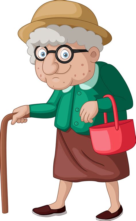 cute  woman cartoon   cane  vector art  vecteezy