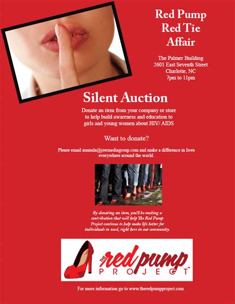 Silent Auction flyer - JSW Media Group