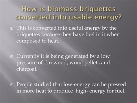 PPT - Biomass Briquettes PowerPoint Presentation, free download - ID ...