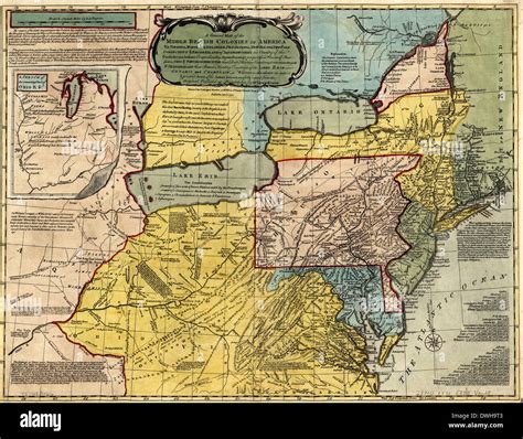 Middle colonies hi-res stock photography and images - Alamy
