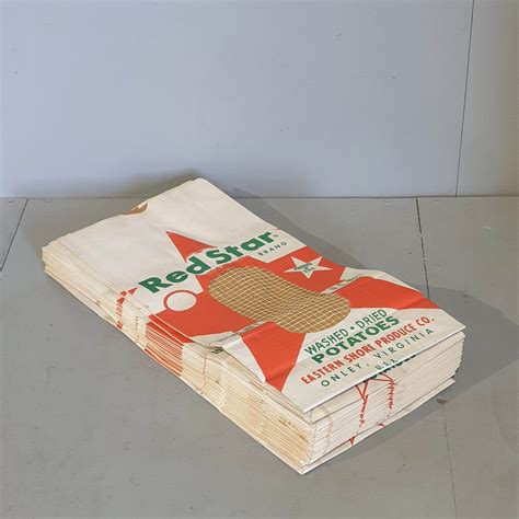 potato sack packaging tramps prop hire