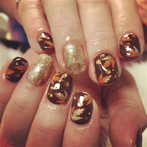 Fall Leaf Nail Designs 2024 - Vitia Lanita