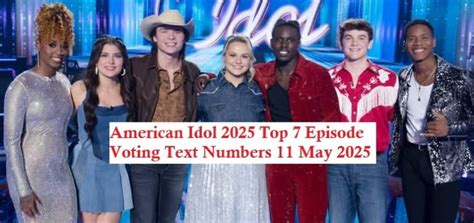 american idol  top  episode voting text numbers