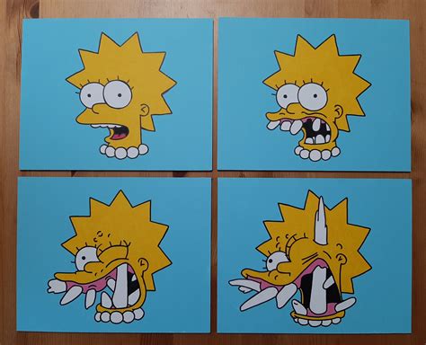 Lisa needs braces. These were fun to paint. : r/TheSimpsons