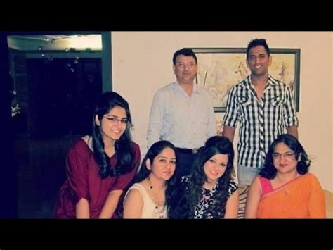 ms dhoni family  father mother brother sister wife