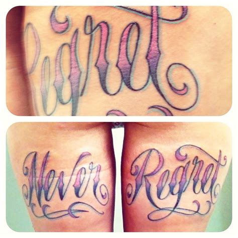 Back Of Thigh Script Tattoo - Printable Calendars AT A GLANCE