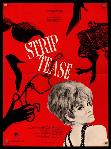 Strip Tease (Striptease) Movie Poster 1963 French small (23x32)