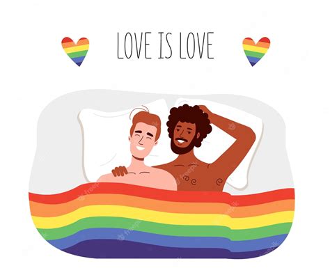 Gay Couple Cartoon Concept Design. Royalty Free SVG, Cliparts - Clip