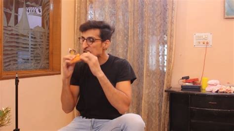 man bread eating  video  pixabay