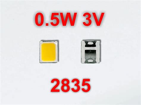 LED 2835 3v 0,5w 6500k • NdFT Комплектующие для телевизоров и мониторов ...