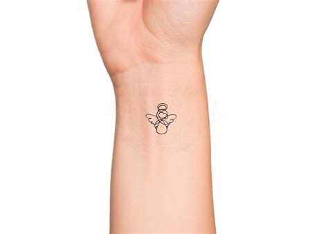 small guardian angel tattoos 5