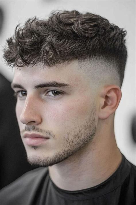 textured crop cuts  faded sides