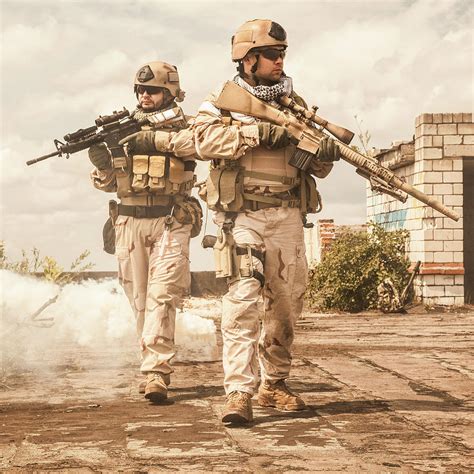 Navy Seals Team With Weapons In Action Photograph by Oleg Zabielin - Pixels