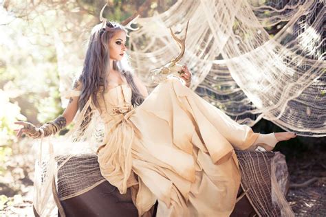 Download Tattoo Long Hair Fantasy Dress Pink Hair Model Woman Cosplay ...