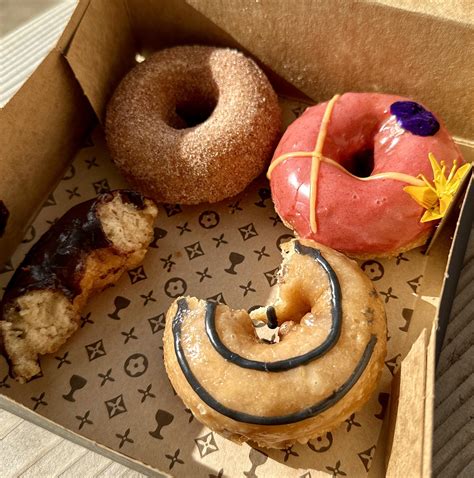 LOW CARB donuts from HoleyGrail Hawaii. Its Poi Taro flour. Not wheat