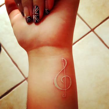 14 Treble Clef Tattoo Ideas