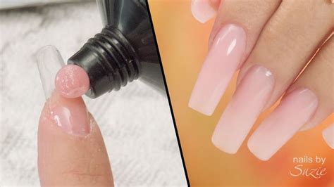 Apply Tips with Hybrid Gel | Gel nails, Ombre gel nails, Gel nail fill