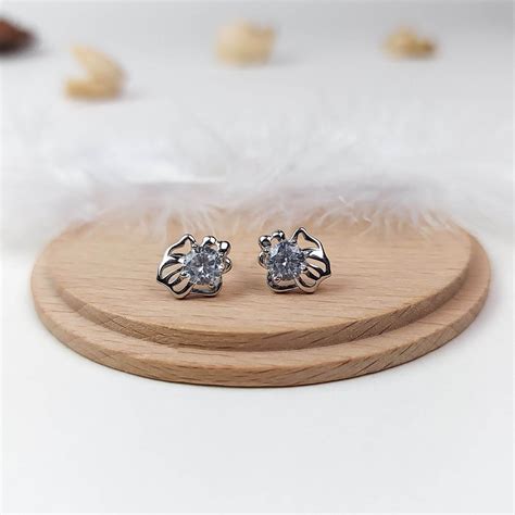 Сребърни обеци зодия "Лъв" - Silenti Jewelry