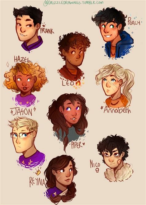 draw  percy jackson