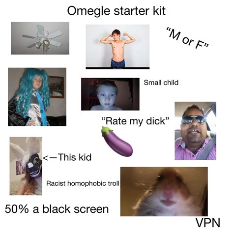 Omegle starter pack | /r/starterpacks | Starter Packs | Know Your Meme