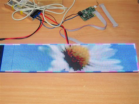 Светодиодная RGB панель или мое первое знакомство с бегущей строкой ...