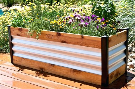 Corrugated Raised Garden
