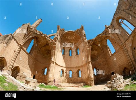 Ruins of the St George of the Greeks Church. Famagusta, Cyprus Stock ...