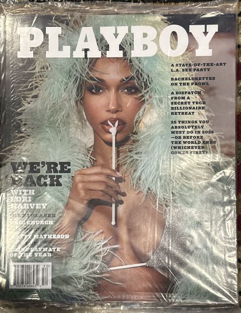 2025 PLAYBOY MAGAZINE WITH LORI HARVEY ITS BACK IN PRINT New FACTORY